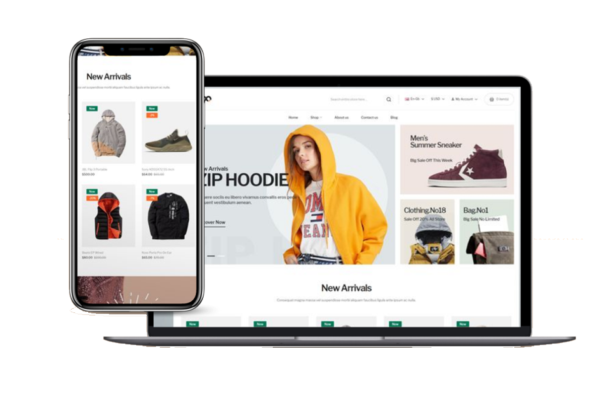 E-ticaret online alışveriş sistemi